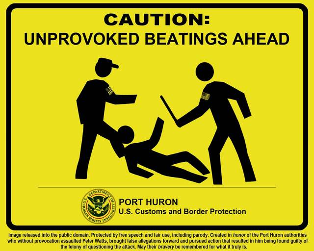 Border Patrol Beating