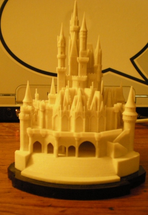 3D printed Cinderella's Castle from Disney / Boing Boing