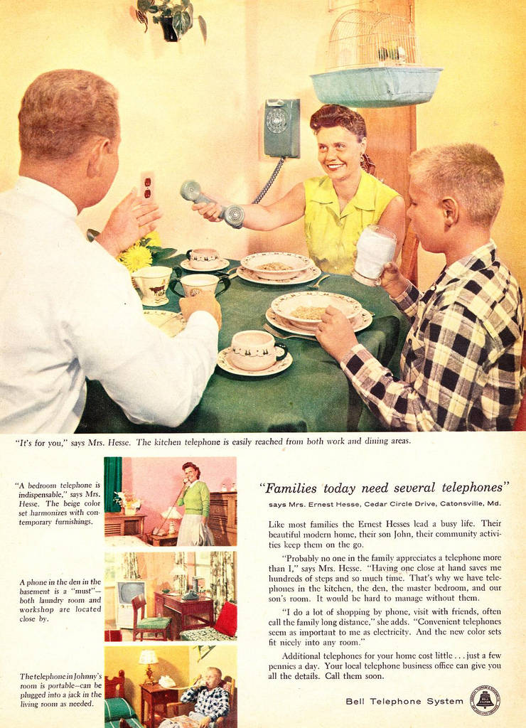 telephone ad extra landlines