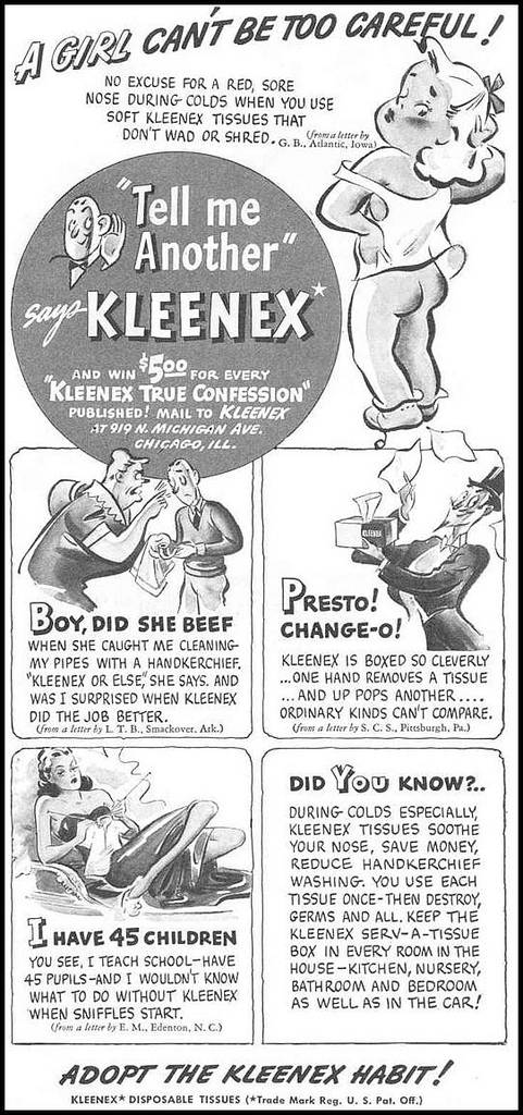 Kleenex Cartoon Commercial