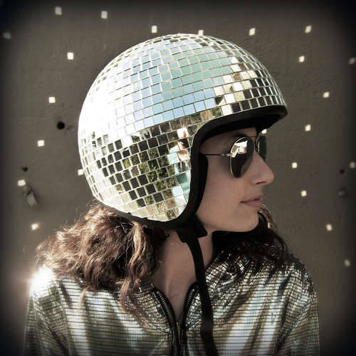 HOWTO make a discoball helmet By Cory Doctorow at 730 am Tuesday Apr 3