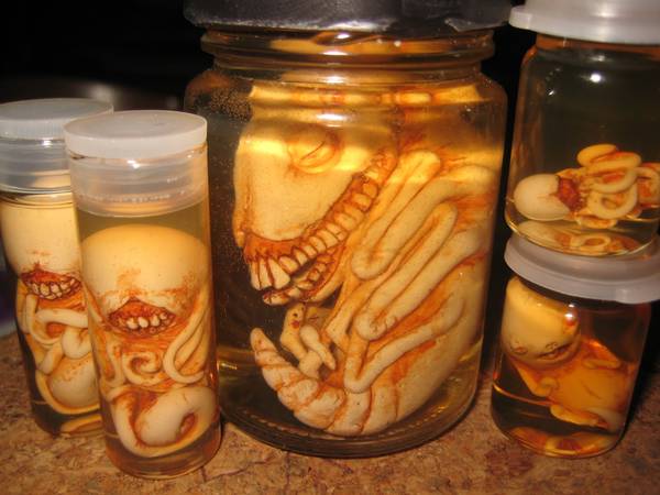 Monster specimens in jars. By Cory Doctorow at 3:15 am Wednesday, Jan 26