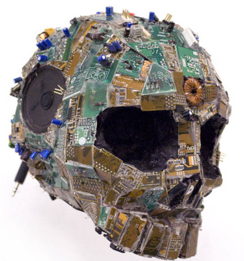 circuit board skull