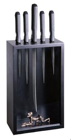 Glass Knife Block