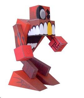 papercraft robot