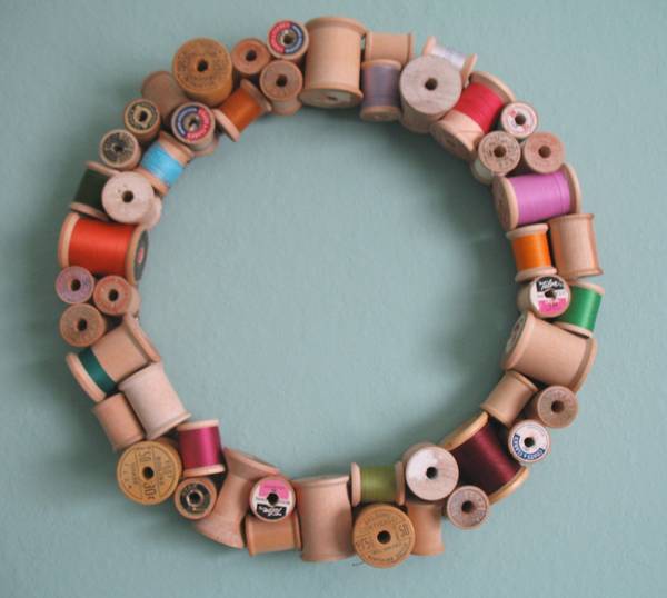 Plastic+thread+spool+crafts