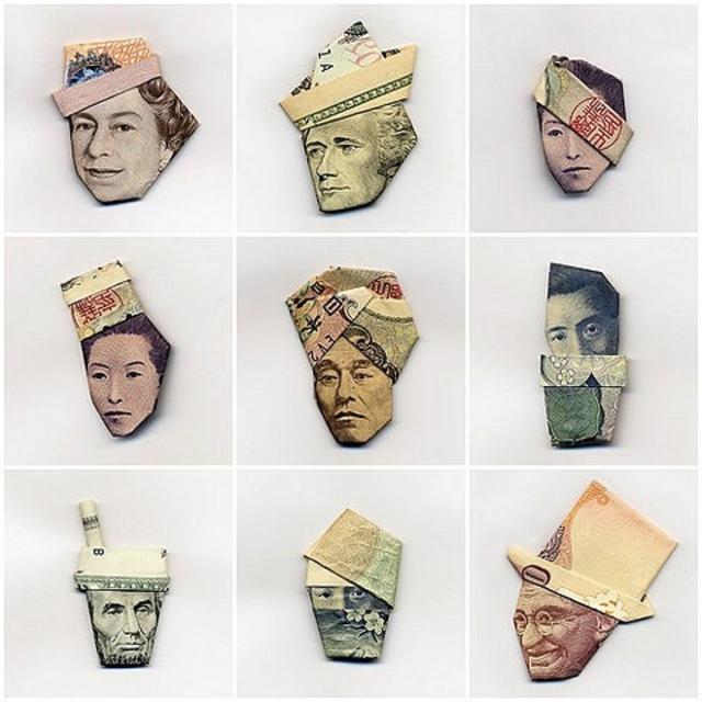 dollar bill origami. dollar bill origami fish.