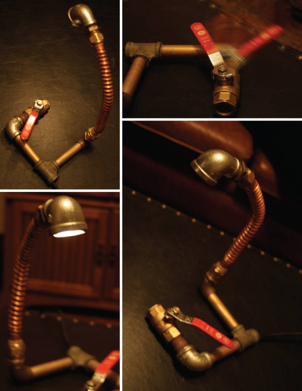 Copper Pipe Lamp Switch 