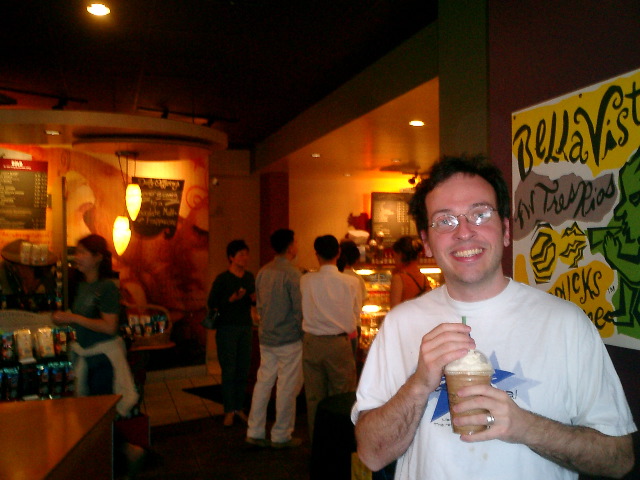 Danny O'Brien at Starbucks
