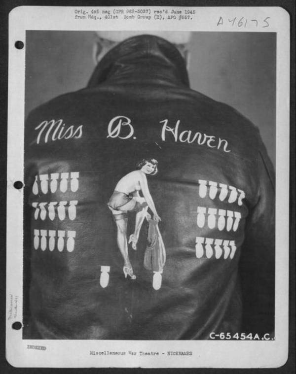 WWII bomber jacket art - Boing Boing