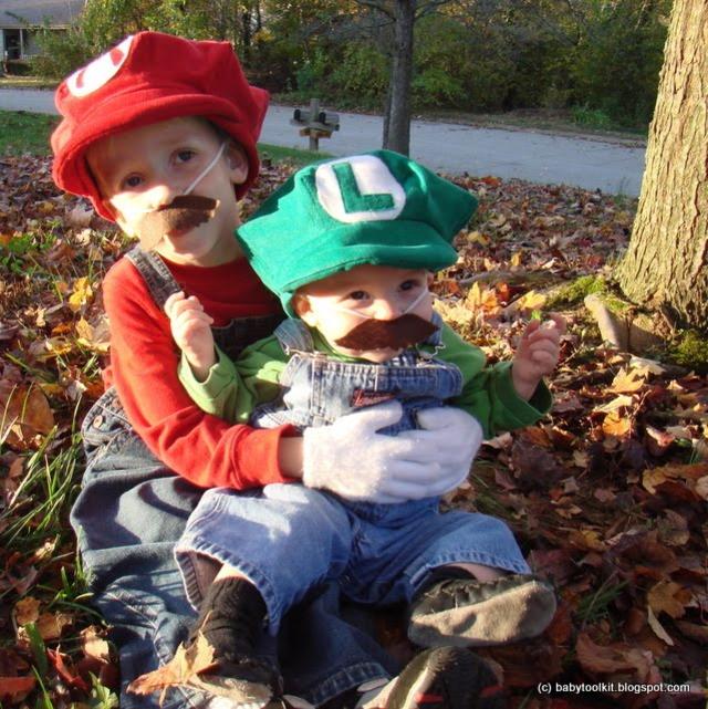 Adorkable kids' Mario and Luigi costumes - Boing Boing