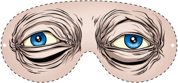 Steve Buscemi s Eyes the printable mask Boing Boing