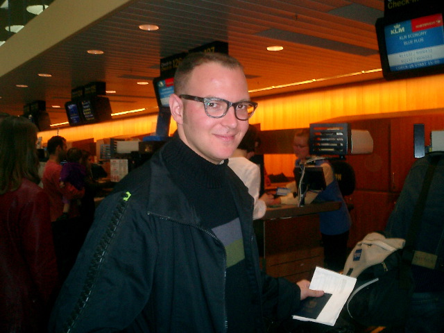 Me, Copenhagen Airport