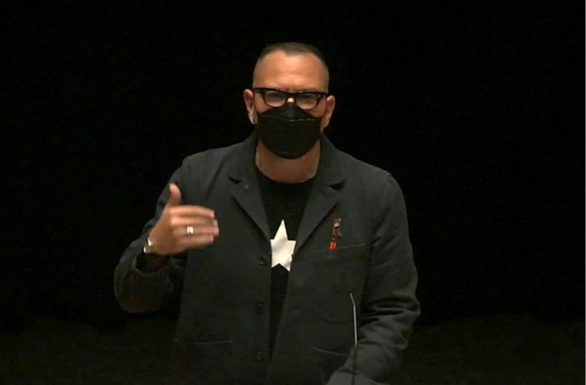 Me, delivering the Franklin Lecture.