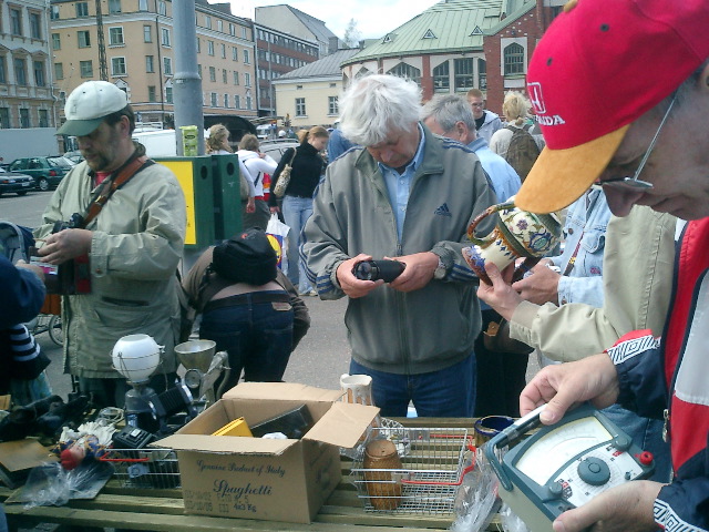 Finnish flea-market and pickers