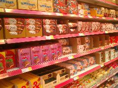 Finnish cookie aisle