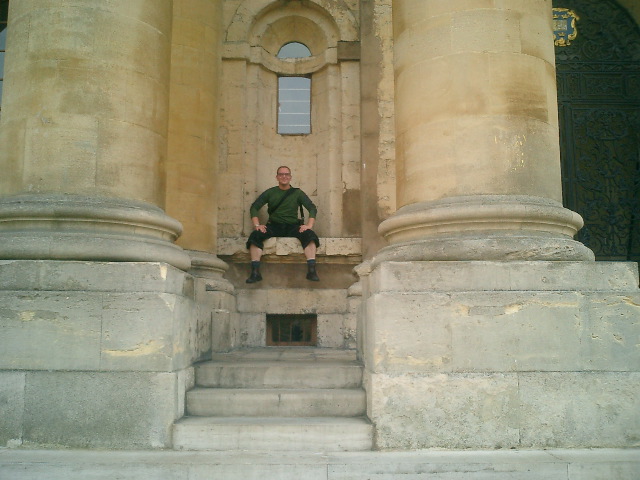 Me at copyright library, Oxford