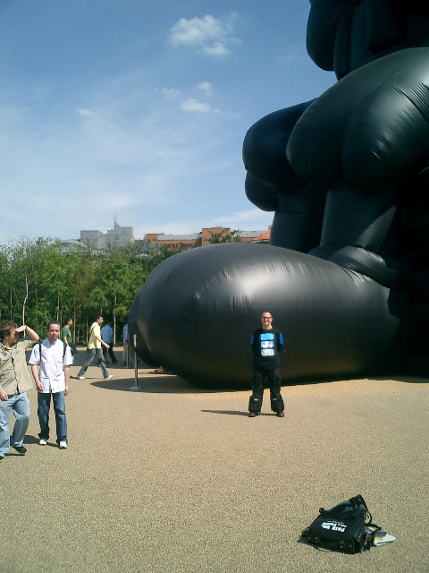 Me with Pinocchio at Tate Modern