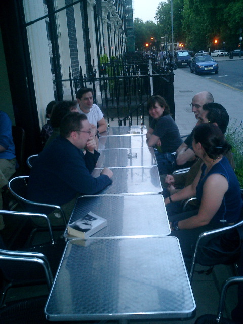 Group drinks,  My Hotel, Tottenham Court Rd