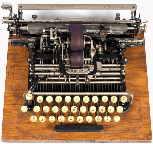 Munson typewriter, a beauty from 1890 - Boing Boing