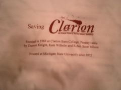 Saving Clarion shirt